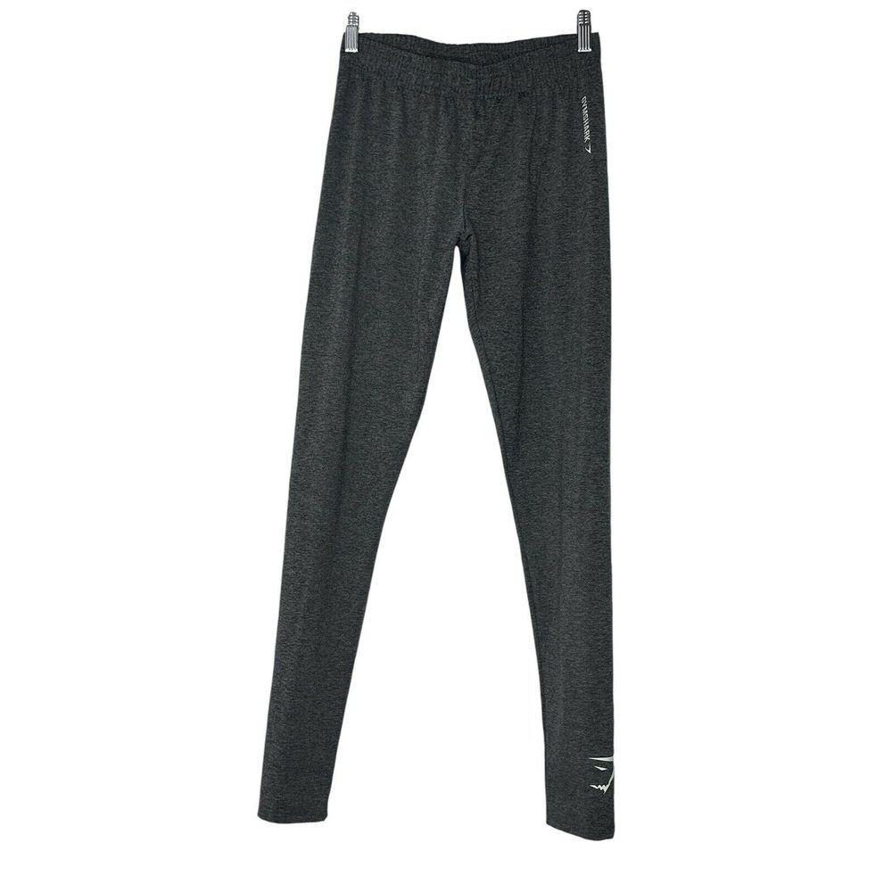 Gymshark Leggings‎ Women Medium Gray Training Gym Athleisure Hiking Outdoor